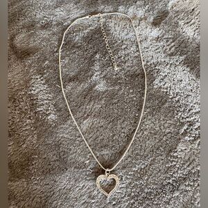 Silver Heart Pendant Necklace